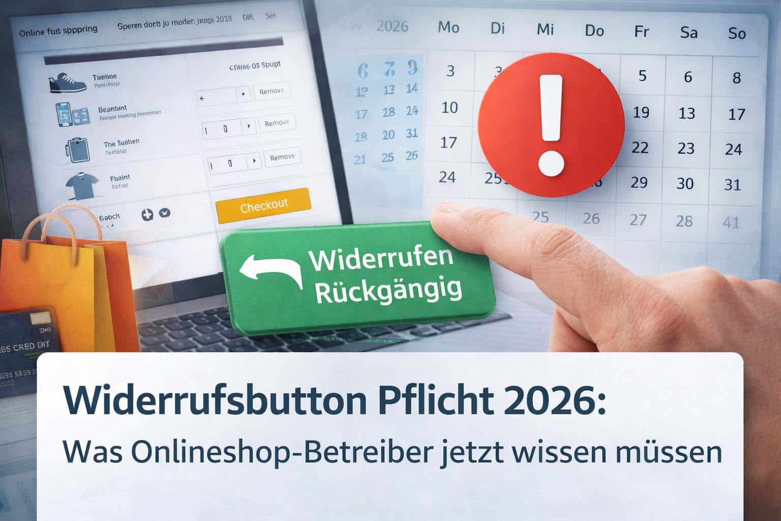 Widerrufsbutton Pflicht 2026: Was Onlineshop-Betreiber jetzt wissen müssen